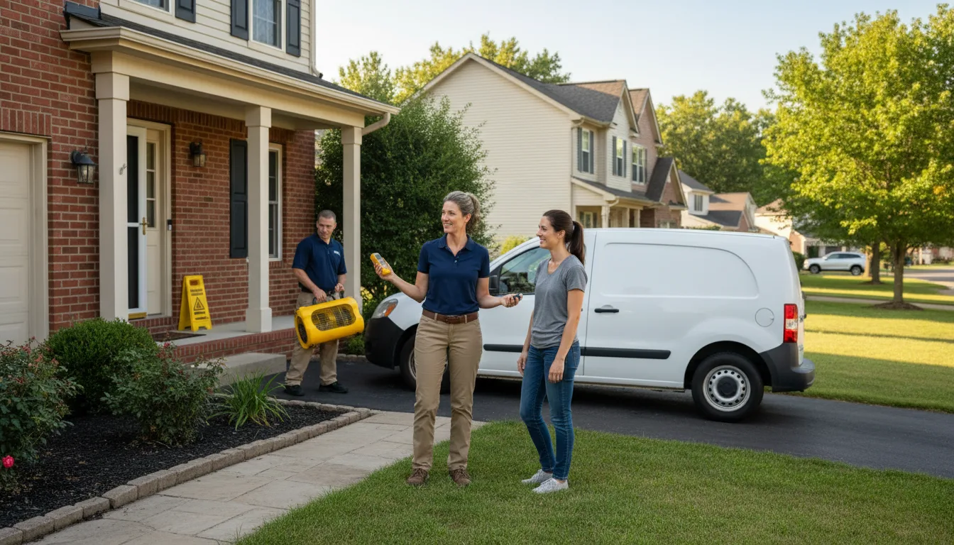 Water restoration image for Dehumidification And Cleanup Services in Hicksville, NY